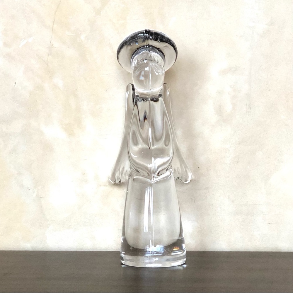 Dansk full lead Nativity Crystal Angel 7-1/4” EUC